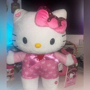 Hello Kitty Plush with Pink Hearts CVS Valentines